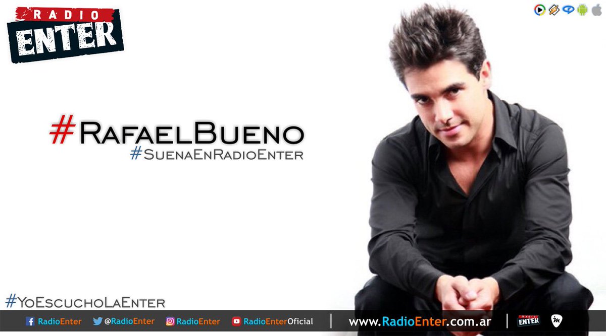 radioenter's tweet photo. Hora 19:38pm | #VideoMusica por #RadioEnter | #RafaelBueno #SeExtravio #RafaEnLaEnter | #YoEscuchoLaEnter  https://t.co/xAVAGKNRTL … https://t.co/9TTSKq0ktP