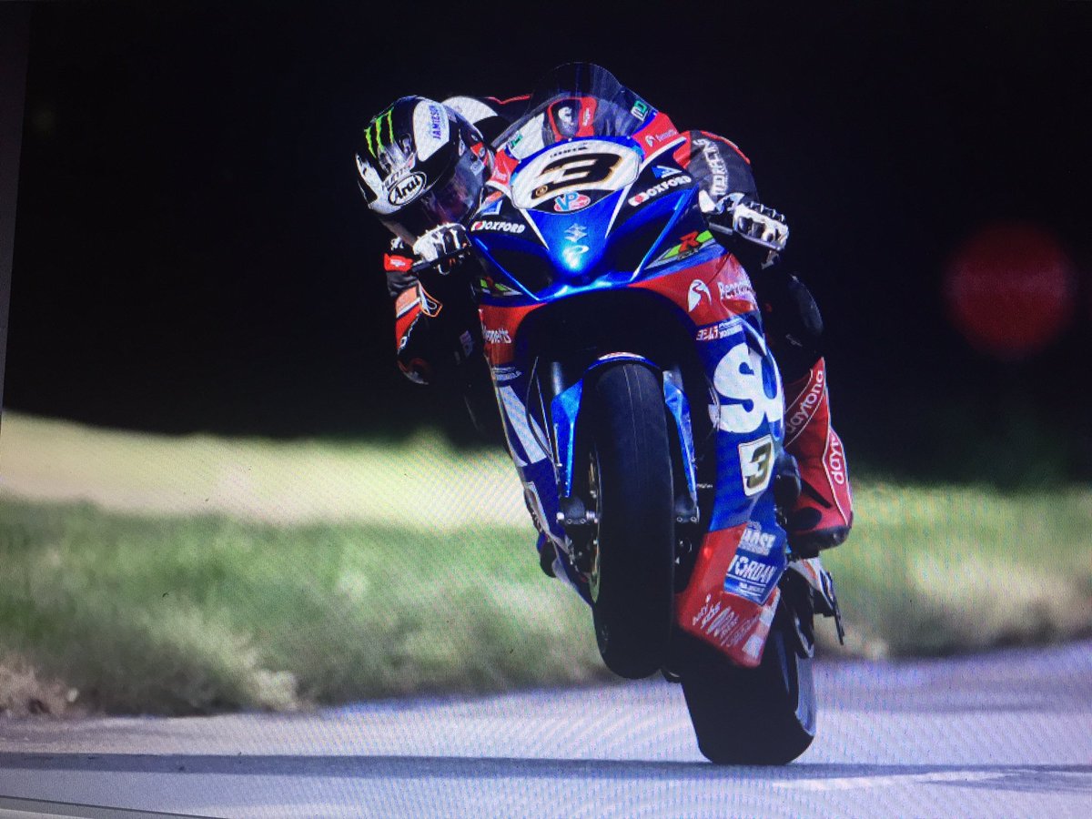 Seven wins in seven years in Armoy Race of Legends for Michael Dunlop.
Pilot.