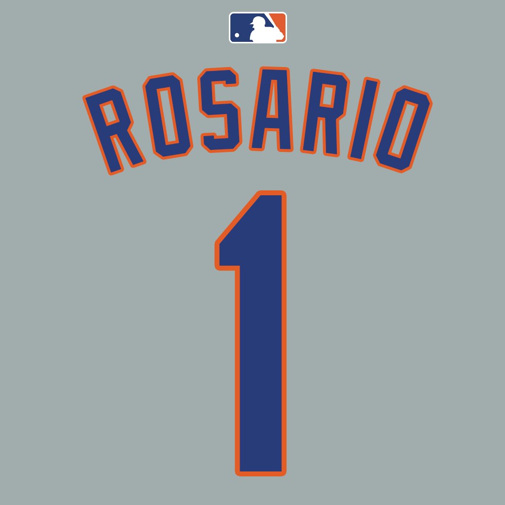 MLB Jersey Numbers on X: INF Amed Rosario (@Amed_Rosario) will wear number  1. Last worn by OF Justin Ruggiano in 2016. #Mets   / X