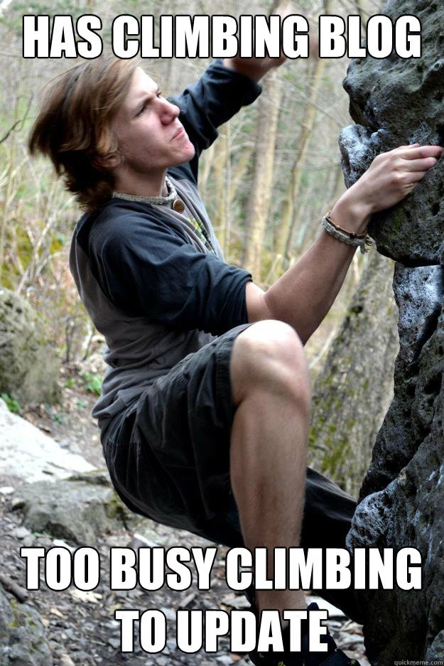 Climb Upstate (@climbupstate) on Twitter photo Meme Monday: #climberprobs Meme Monday: #climberprobs