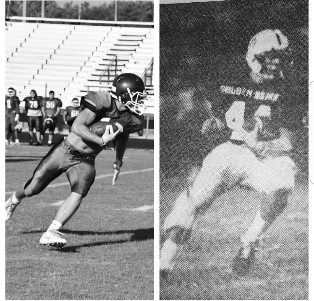 lisahansel0519's tweet photo. Father and son, the boys of fall 🏈👣🙏😤 #familylegacy #hansels #boysoffall https://t.co/8GG57E7JGl