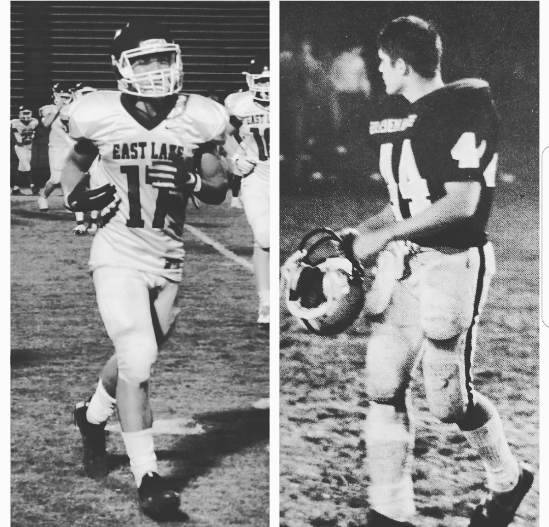 lisahansel0519's tweet photo. Father and son, the boys of fall 🏈👣🙏😤 #familylegacy #hansels #boysoffall https://t.co/8GG57E7JGl