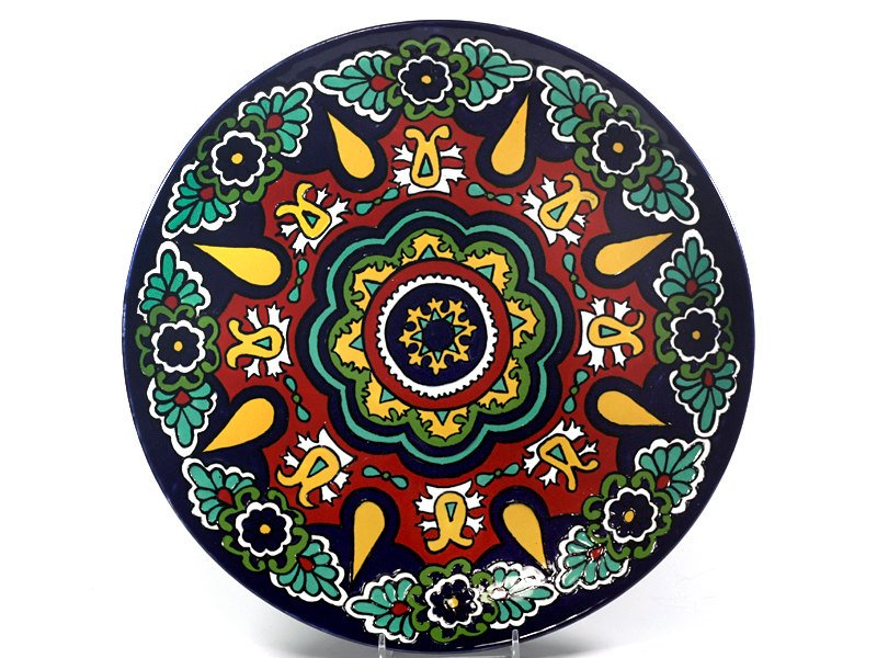 TheTikiQueen's tweet photo. Red, Yellow and Cobalt Blue 12" Talavera Style Plate -- "Classic Medall… https://t.co/PCSPx7E0op #Etsy #SpanishPlate https://t.co/9Nb1WGXbpi