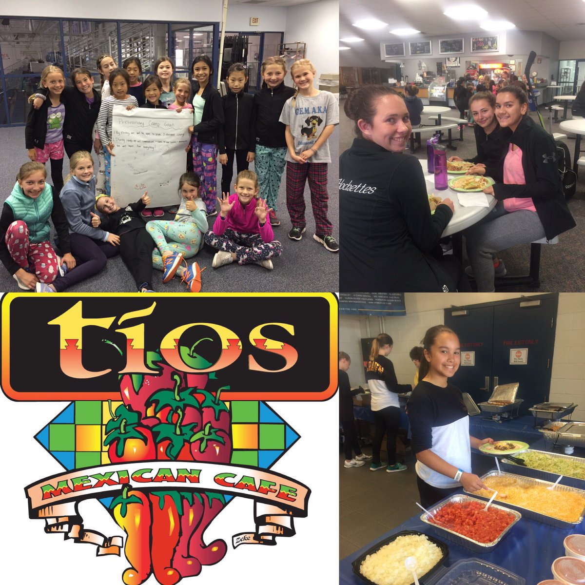 ☑️ day 1 of Porter Summer Training Camp. We set goals for our teams, started learning our programs, and enjoyed lunch from <a href="/TiosMexicanCafe/">Tios Cafe & Tequila Bar</a>