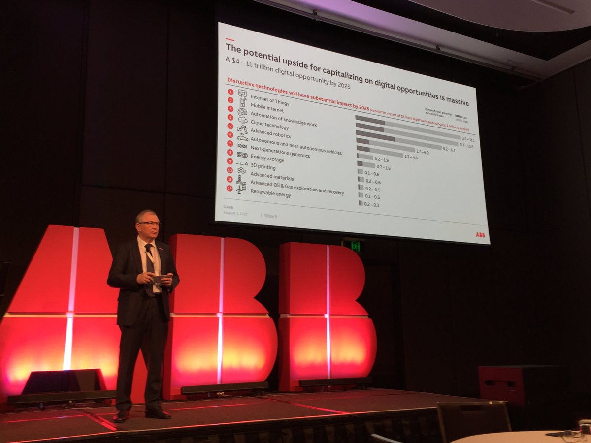 ozmining's tweet photo. Digital transformation is here today however we have only seen the beginning - @ABB_Australia MD Tauno Heinola #ABB_digitalfuture https://t.co/JEPFTltwta