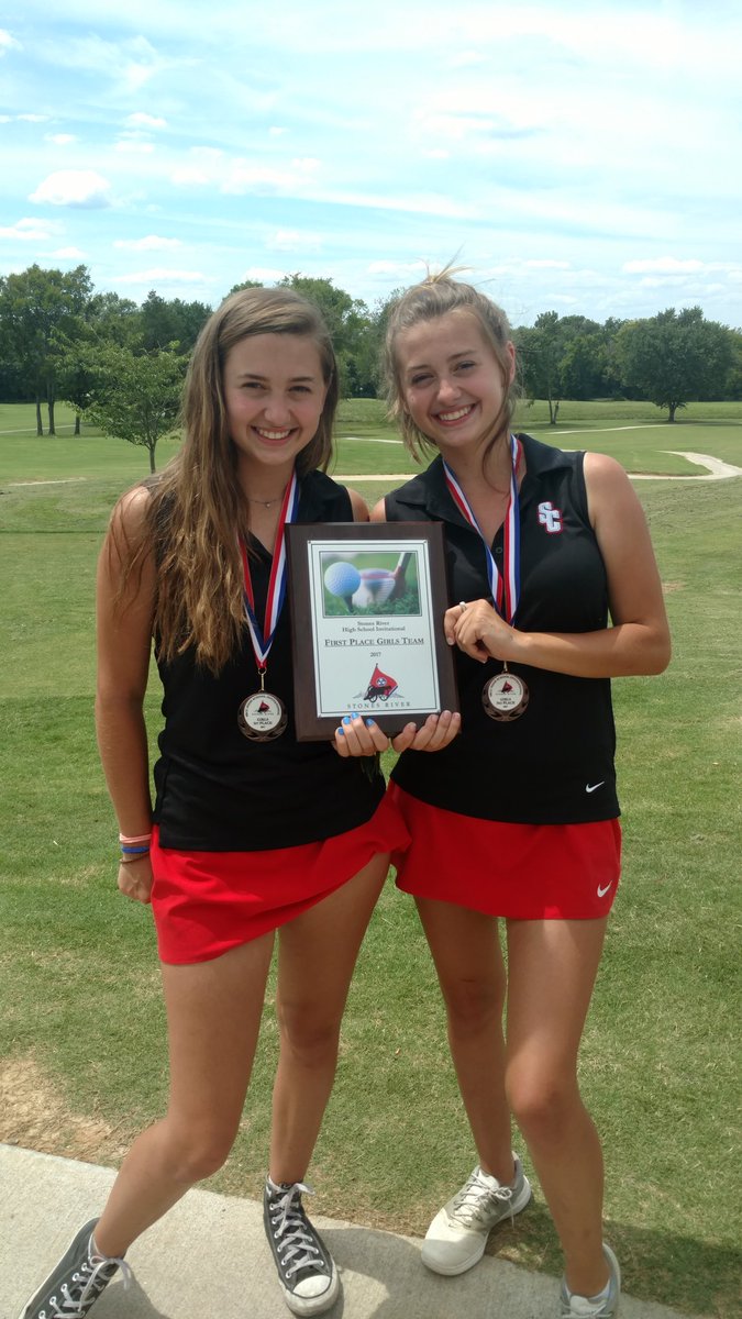 redhawks_golf's tweet photo. Congratulations to the girls golf team for 1st place finish at Stones River today! (Individuals: Peyton Hammonds 1st &amp; Kylie Hammonds 3rd) https://t.co/t8GRS19XrP