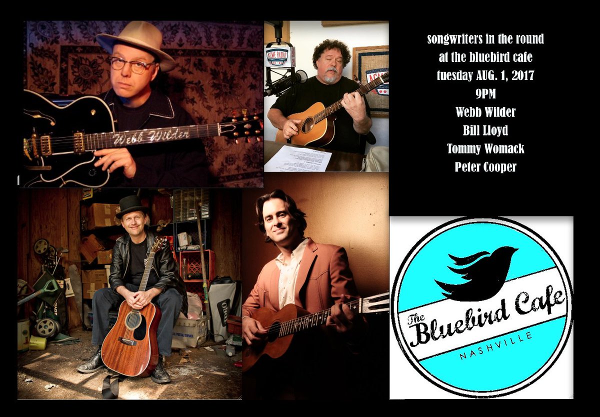Tuesday night at the 'Bird..old friends..with a lot of shared history..sharing songs. @webbwilder -<a href="/TommyWomack/">Tommy Womack</a> <a href="/petercmusic/">Peter Cooper</a>