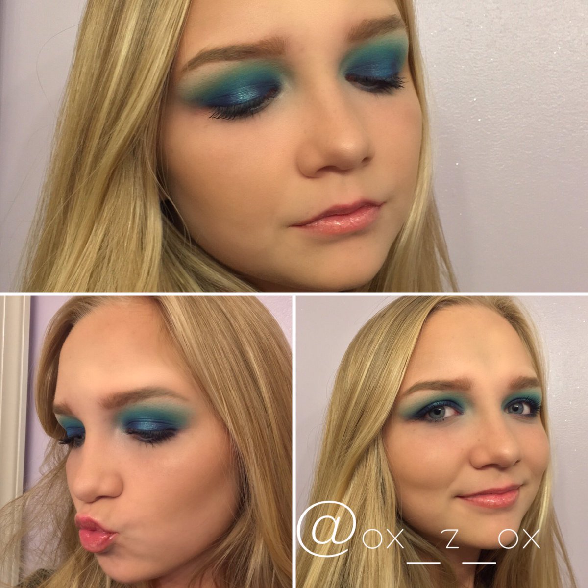 ox_Z_ox's tweet photo. I did this blue smokey eye on my little sister using the @Jaclynhill &amp; @MorpheBrushes Jaclyn Hill X Morphe palette!! 💙 https://t.co/VtKpmygZBw