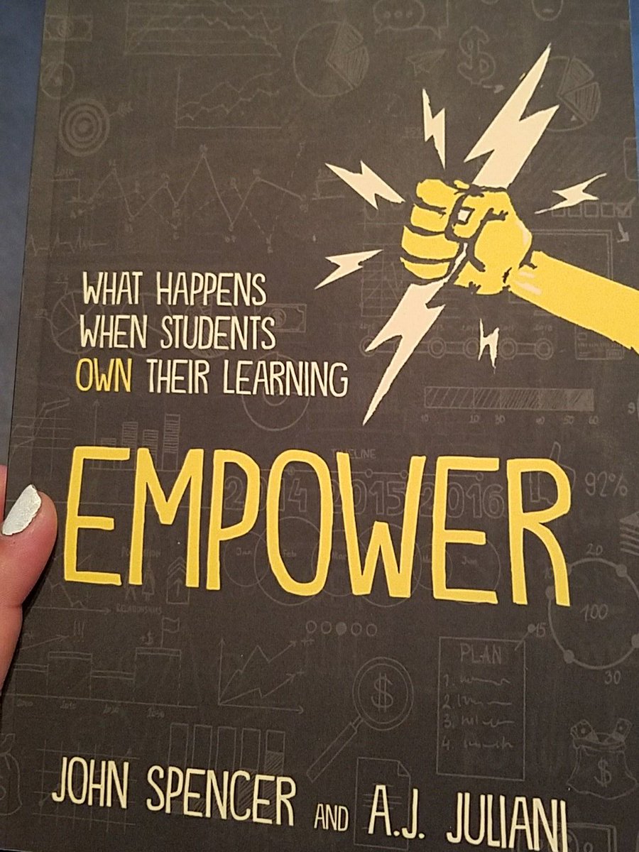 diazstacey5's tweet photo. "Our job is not to prepare students for something;our job is to help students prepare themselves for anything" #empowerbook #finallyreading https://t.co/1M3UFvlipH