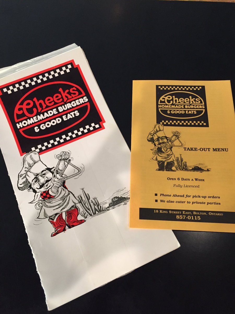 Cheeks_Burgers's tweet photo. If you remember these old menus you are a long time customer! Always fun to take a look back at some old relics! https://t.co/wBG73GjSc0