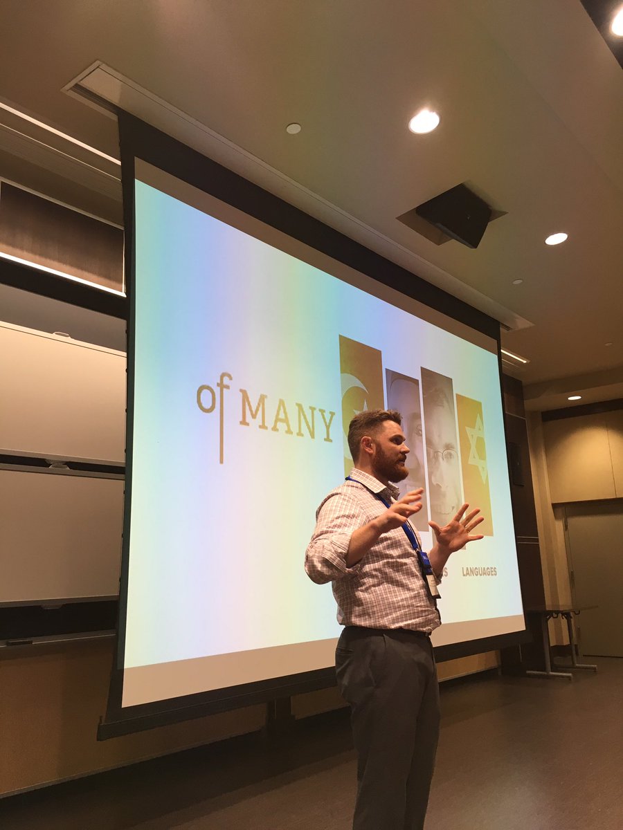 MsClancy09's tweet photo. @davinsweeney introduces @ofmanyfilm in anticipation of our visit on Thurs from @nyuniversity #ofmany @uribwsc17 @ibwsc2017 https://t.co/x2JpM37KjX