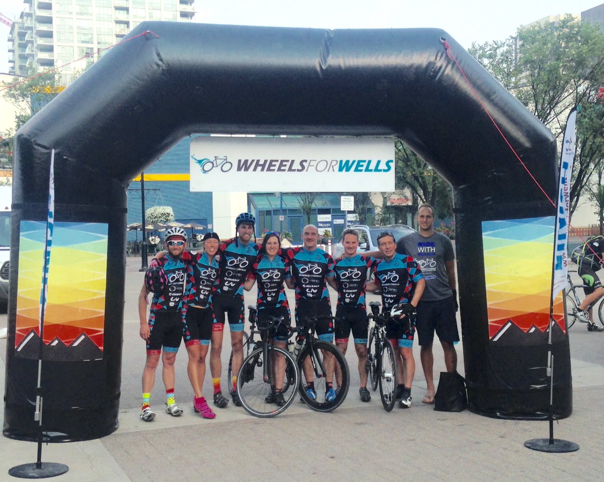 wheels4wells's tweet photo. The 2017 Wheels for Wells Vancouver to Calgary Tour Team has arrived!! #wheelsforwells #FireAndWaterTour2017 @worldvisioncan https://t.co/dwSH4OweaQ