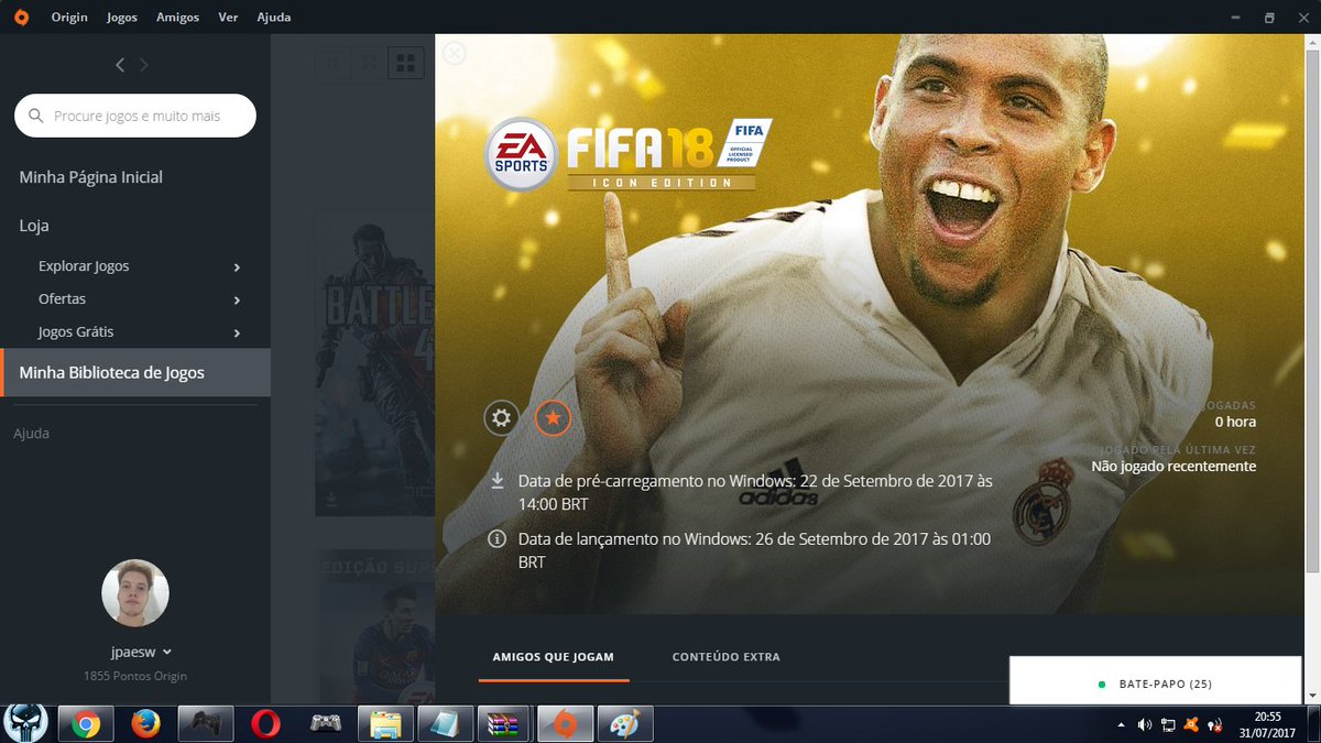 jpaesw's tweet photo. mais um sonho renovado, #paixãoporfutel #FIFA18 #fUT18 #alexhunter #ICONSRONALDO https://t.co/mBWpvYl98u