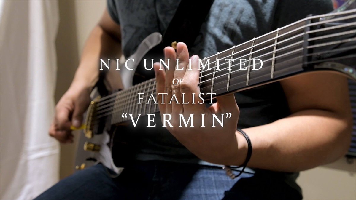 "Vermin" guitar playthrough drops tomorrow!