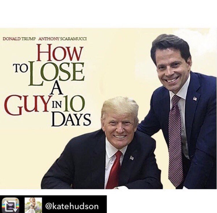 MsTtimeSW's tweet photo. Just going to leave this right here. High five #katehudson #realityisajoke https://t.co/I1JSFGBLLZ