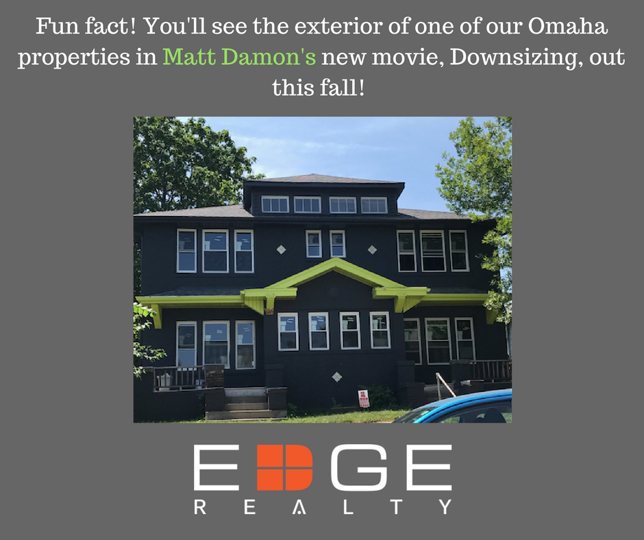 EdPratherRE's tweet photo. #MattDamon #Movies #MovieStart #RealEstate #Realty #Realtor #Broker #EdgeRealty #Property #Investment #InvestmentProperty #Downsizing https://t.co/K3hxsFK8sb