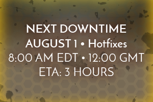 SecretWorldLgds's tweet photo. Sss--the servers will come down August 1 at 8:00 AM EDT / 12:00 GMT for fixes to Steam Patronage. The downtime is estimated to last 3 hours. https://t.co/jDPLSJRSSd