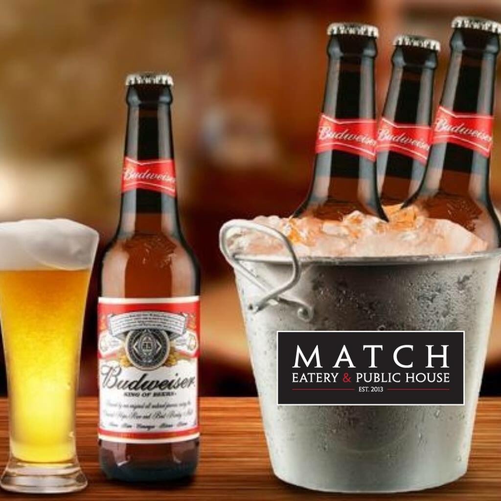 MatchPubYEG's tweet photo. Budweiser, Buckets of fun!
Catch the Campfire Heroes on #MatchPub stage immediately following tonight's Bruno Mars concert!
#YegMusic https://t.co/MGkUQJIFO6