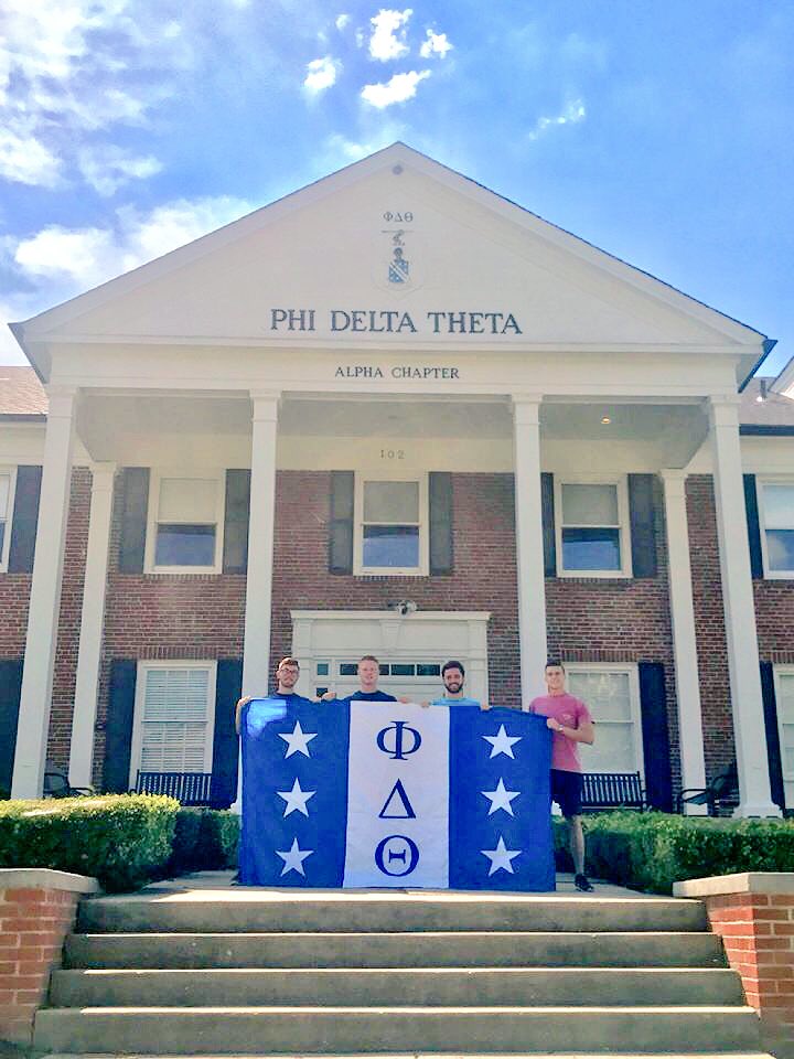 PhiDelt_UTSA's tweet photo. Couple of brothers representing the Texas Xi chapter in Ohio attending the Kleberg Emerging Leaders Institute! Looking good fellas😎 https://t.co/ywIc6ELSKE