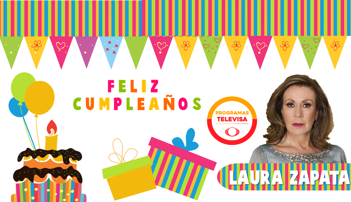TelevisaTV_MX's tweet photo. Felicitamos al gran actriz de cine, teatro y televisión @LAURAZAPATAM por su cumpleaños.
¡FELIZ CUMPLEAÑOS! Te desea #ProgramasTelevisaMX https://t.co/JIp84yRh3s