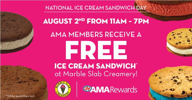 NStankievech's tweet photo. National Ice Cream Sandwich Day at  #marbleslab on Wednesday! Thanks #AMARewards!  https://t.co/vFTaxSIeVF
Yummy! https://t.co/2fkDyc8g5O