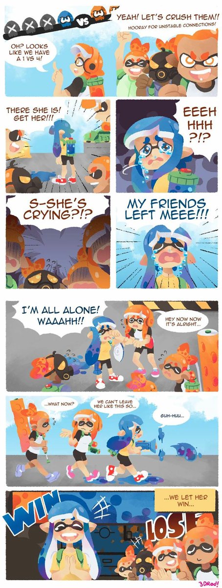 The most wholesome squids

(Out of interest, has the gas mask returned in splatoon 2?)