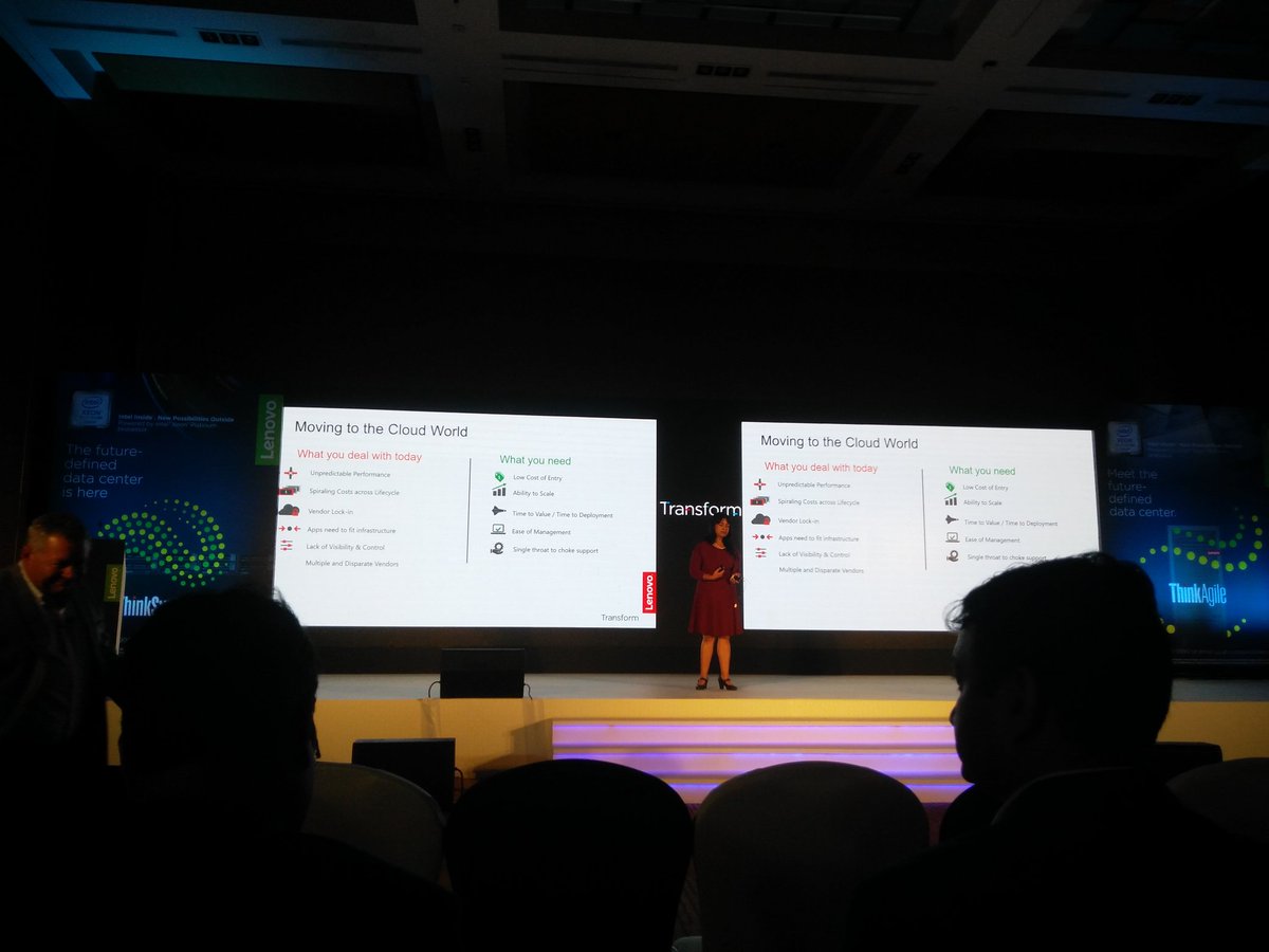 jai_wt's tweet image. Radhika is on Stage - CLOUD WORLD 
#LenovoTransform #YOGAtab3