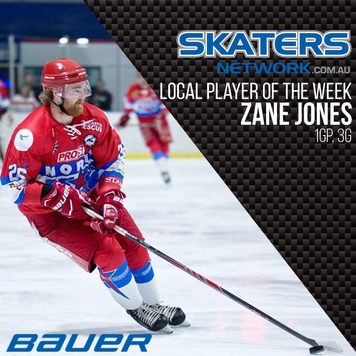 AIHL's tweet photo. Congratulations Zane Jones @NewNorthstars #SkatersNetwork #AIHL player of the week!
#BAUER #NEXUS #1N https://t.co/tsK0luvsbn