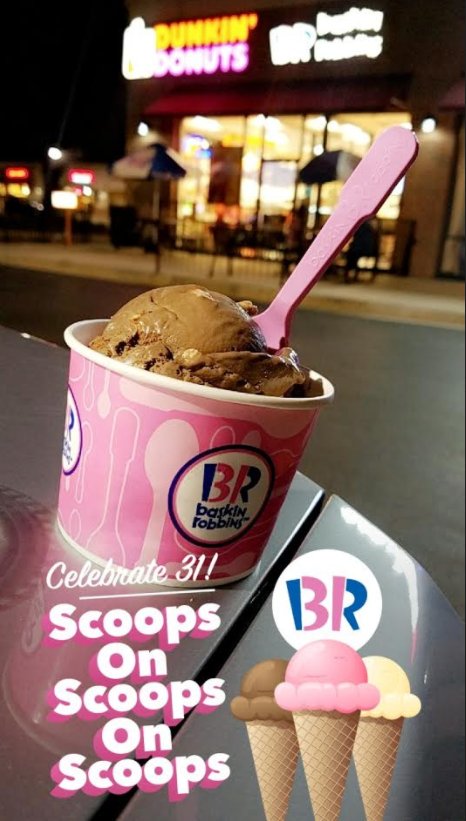 S0FTERSIN's tweet photo. Enjoying my #RockyRoad & #Jamoca #icecream from @BaskinRobbins! 🍨 #Celebrate31 🎊 #ScoopsOnScoopsOnScoops 🍦 #IScreamForIceCream 😋 https://t.co/62celm5ria