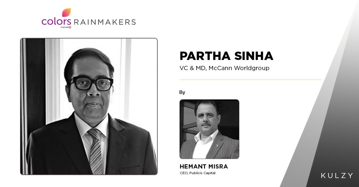 KulzyNetwork's tweet photo. Read #ColorsRainmakers on @parthasinha, VC & MD, @McCann_WW by #HemantMisra , CEO, @PublicisIndia Capital https://t.co/G9GVYgvTi0 https://t.co/vPaRL1Oet1