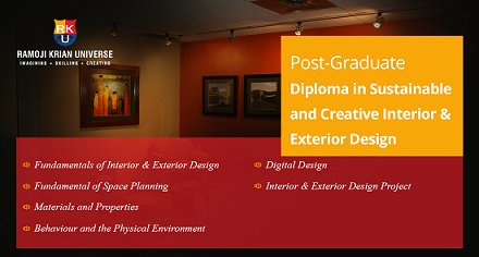 ramojikrianuni's tweet photo. #PGDiploma In Sustainable & Creative #InteriorDesign & #ExteriorDesign
more about Course-https://t.co/KOt6jIorsC
#ShortTermCourse #JoinRKU https://t.co/gL1QLwL9k1