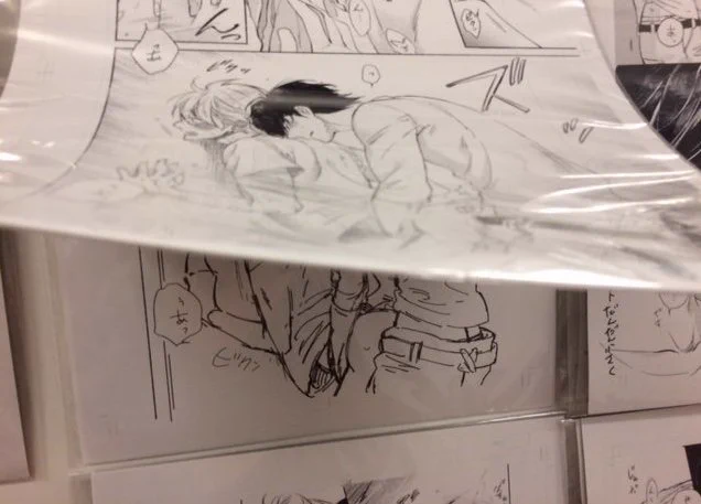 マンガ展史上最高枚数(笑)の『ジェラシー』発売記念イベント、まもなく開催です。とにかくすごいボリュームになっております。ベリ子先生の300点以上の下絵を一度に見れるチャンスはたぶんもうないです。(担) 