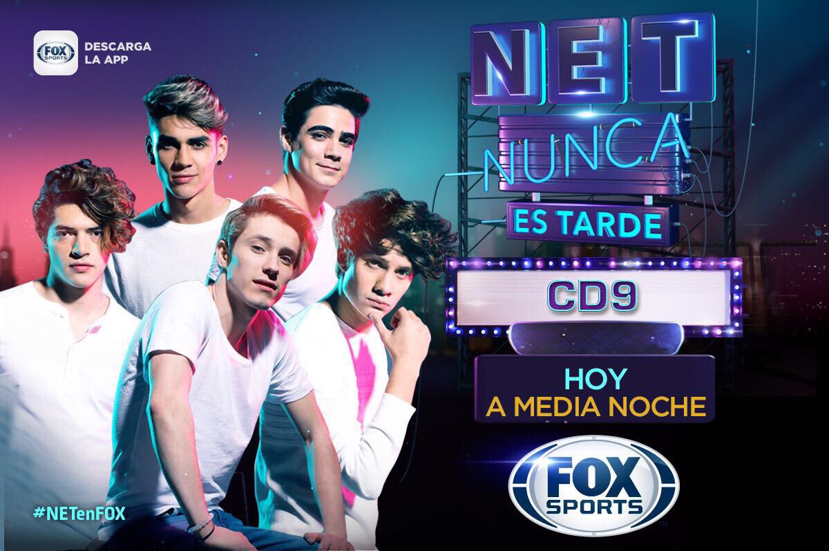 CD9's tweet photo. ¡A la media noche, no se pierdan @NETenFOX por @FOXSportsMX! #CD9enNET https://t.co/quizAEiFwd