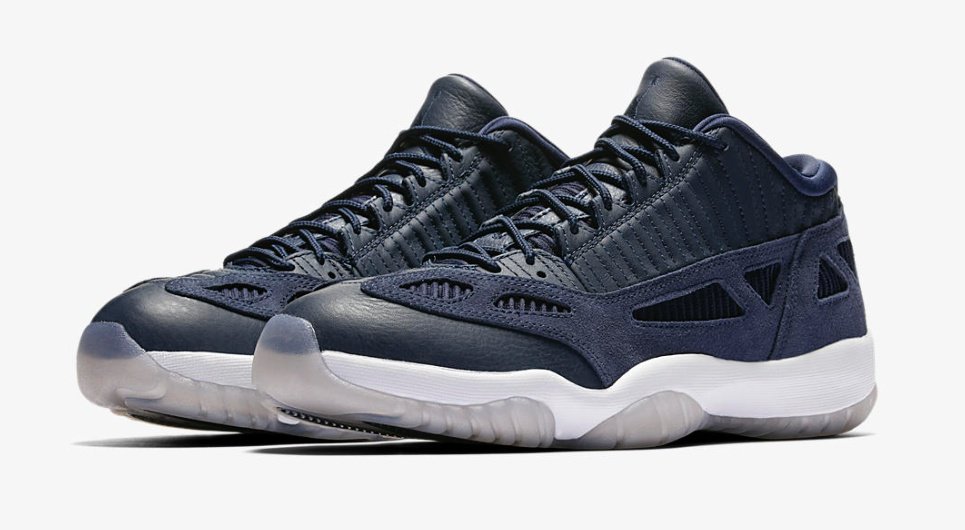 FoursullysJt's tweet photo. Air Jordan 11 Low IE Midnight Navy release on 07/29/2017 for $170 via https://t.co/WQGi6jxH2H #KoFapp https://t.co/Tq6fOXcxdM