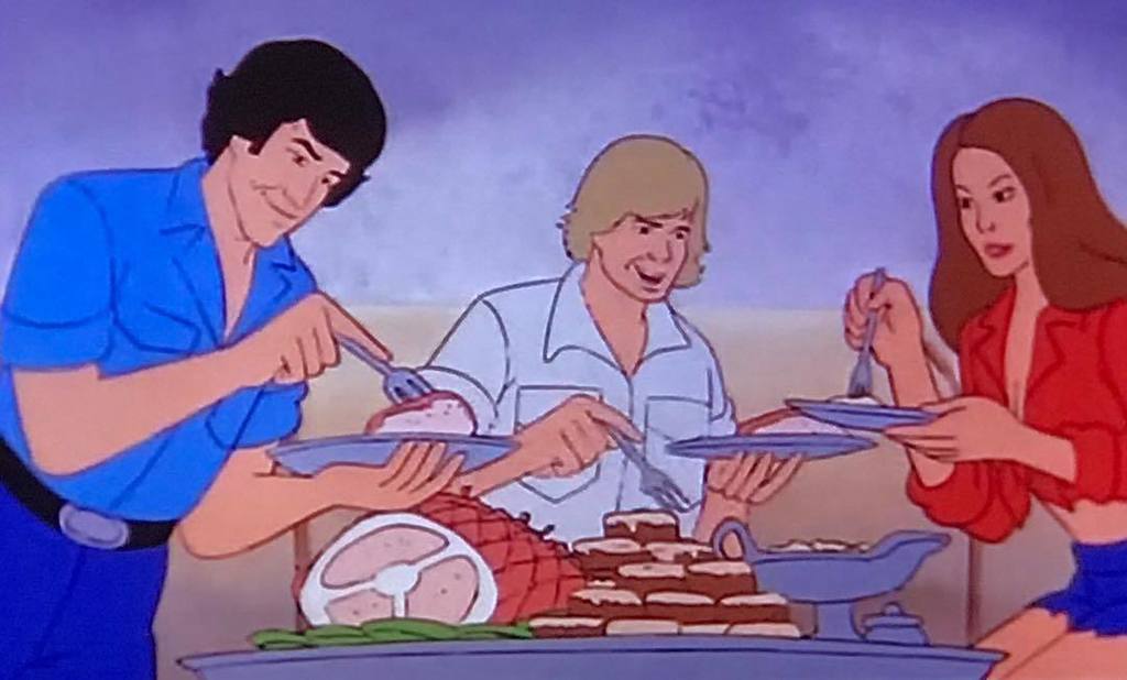 CartoonClubCC's tweet image. #thedukes #thedukesofhazzard #chowingdown #hannabarbera  #thedukeboys #daisy #bosshog #turkeydinner #saturdaymorni… ift.tt/2vcHjAI