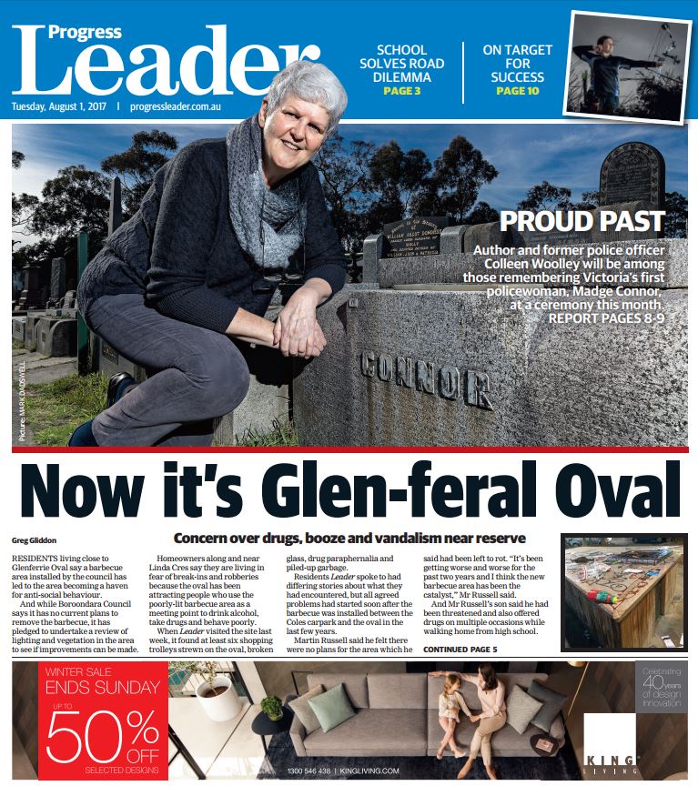 progressleader's tweet image. Here's this week's Progress Leader front page, featuring a story on Glenferrie Oval. More: bit.ly/2vnfcPQ