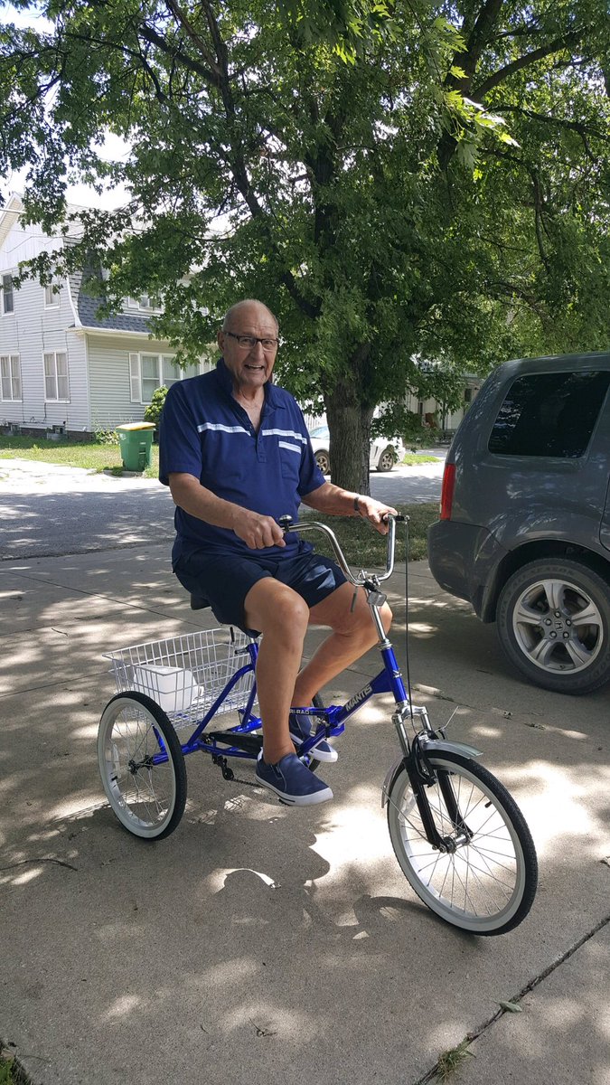 86 &amp; you order a new bike? I hope I got some of your genes, Gpa!