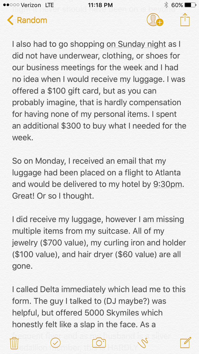 theweberco's tweet image. @Delta I am so furious with you right now. #neveragain #lostbaggage #stolenitems #nothelpful #southwestforever
