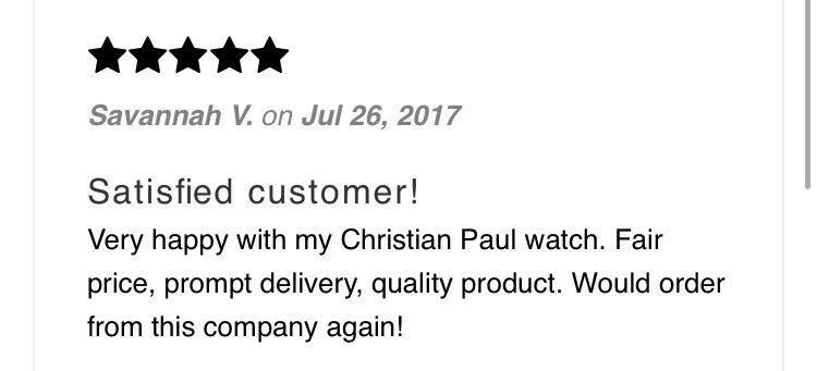 101_watch's tweet photo. We Are Happy Too! Thank You For #shopping With 101.Wach #watchstore #christianpaulwatches https://t.co/kLjWq8MEcP