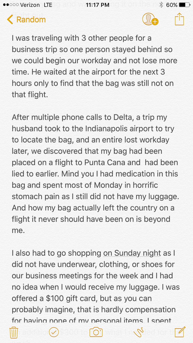 theweberco's tweet image. So disappointing @Delta. #lostbaggage #stolenitems #unprofessional