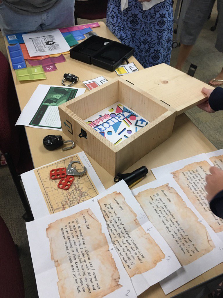 Eribooka's tweet image. We did it! #breakoutedu #mmsdpowerup2017