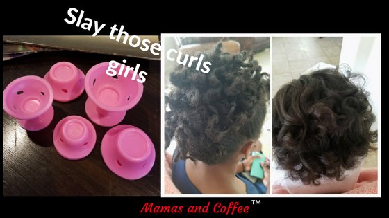 Momjonz's tweet image. Hairstyles with curls using rollers and keeping your hair natural sumo.ly/DztU via @momjonz #slaydeal #blissbloggers #curlmagic