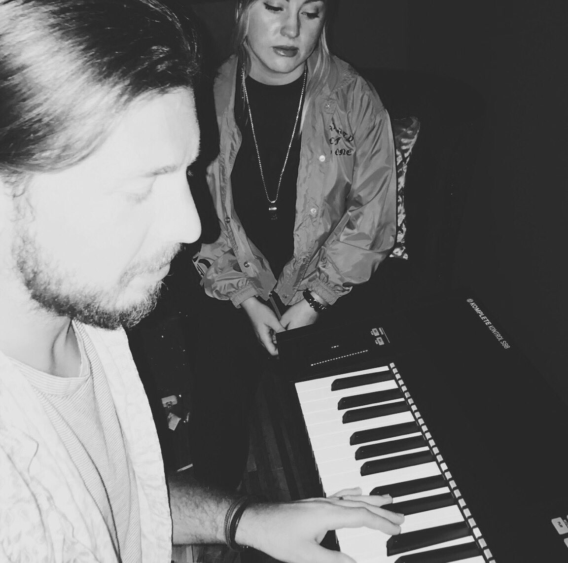 therealcbf's tweet photo. Wrote a song we're stupid pumped about with the amazing @Vrosemusic tonight at @smalltownstu . https://t.co/TrAlcmDD2I