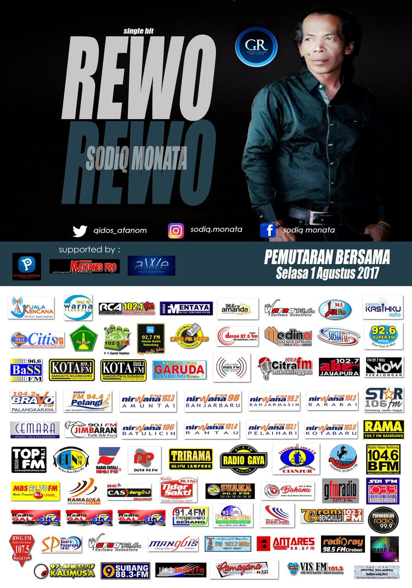 desoe876fm's tweet photo. #PemutaranSerentak @qidoS_atanoM #RewoRewo MD @yonny_murdock Cc @anton_gholock @aweradiopromo 
#DangdutMusicStationCianjur
#DangdutnyaSeerrr https://t.co/qJ0XpZ8fML