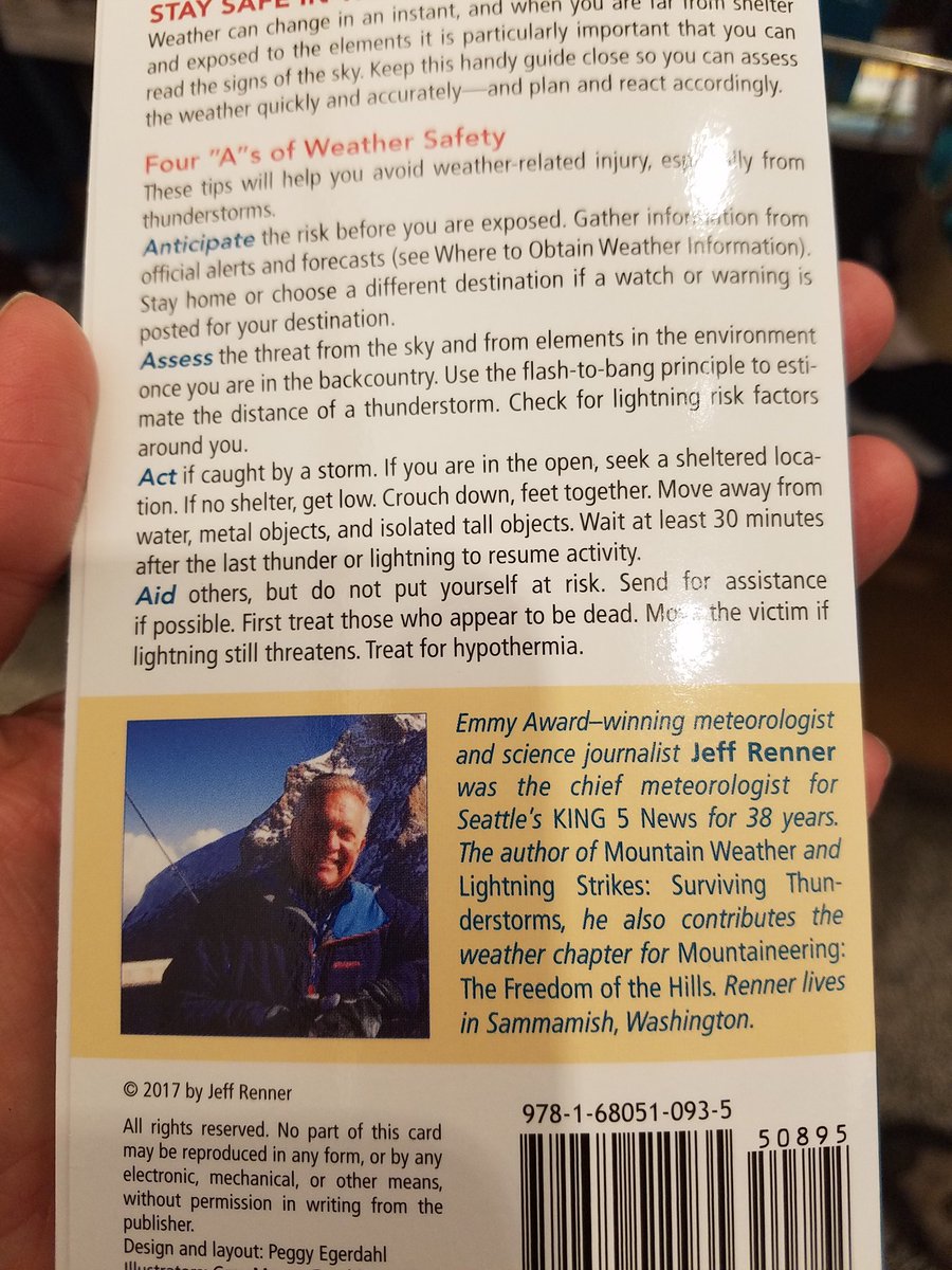 lizthered's tweet photo. Today at the Boulder REI, we discovered what KING5's Jeff Renner has been doing in his retirement #missingSeattle https://t.co/rtV0PEmDOz