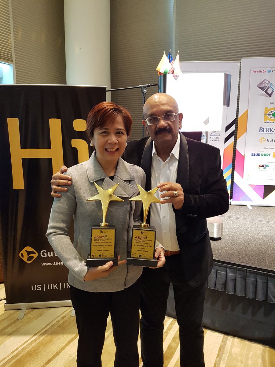 Concentrix PH wins for 2nd time BPO Organization of the Year &amp; Dream Companies to Work For, Asia's Best Employer Brand Awards #Excellence