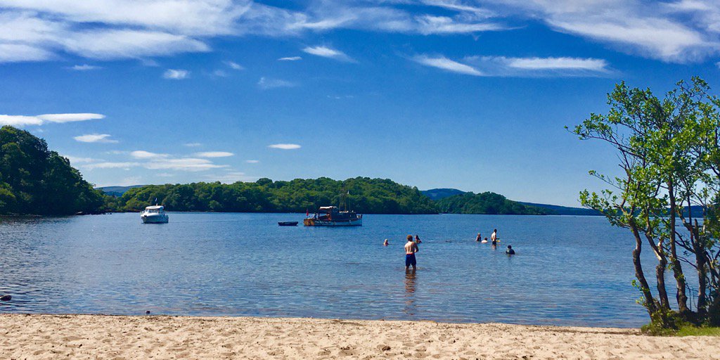 Throw back to last Mon, Inchcailloch island, when we get the weather, no better place #bahamasofthenorth
