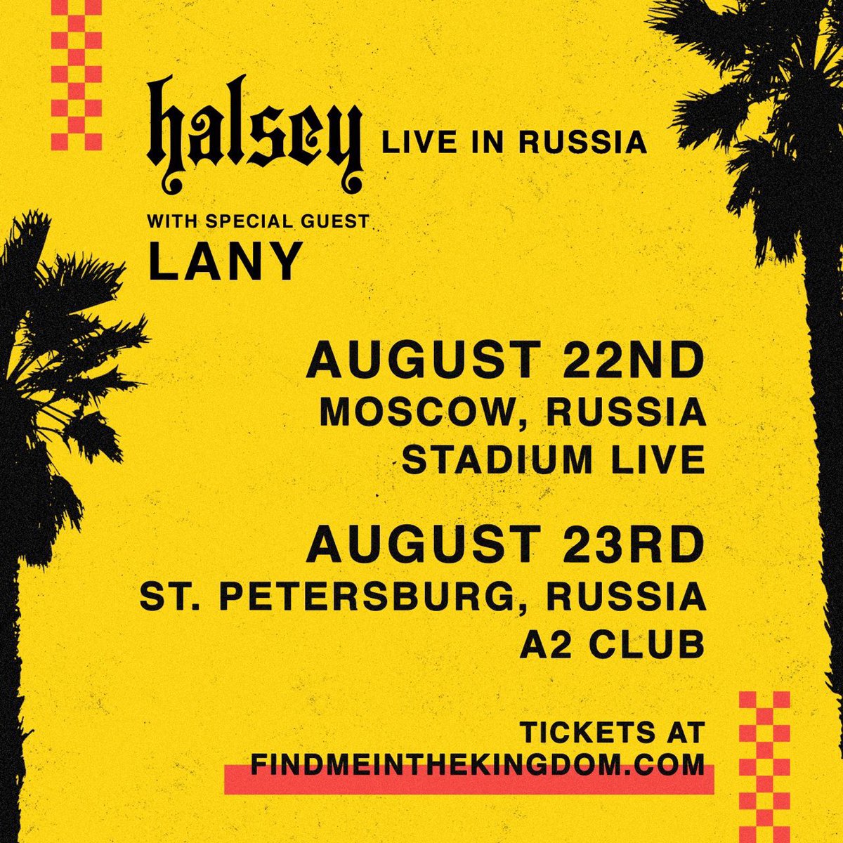 LANYNL's tweet photo. LANY will be the support act of Halsey at 2 shows in Russia https://t.co/D3HPuJboJ9