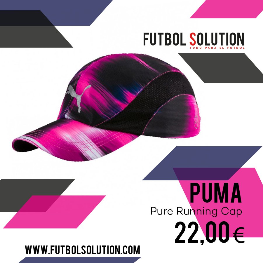 futbolsolution's tweet photo. Nos hemos enamorado de esta preciosa #Gorra #Puma Pure #Running - 22€ 😍😍 https://t.co/RGBYpbfgEB #moda #sport #futbolsolution #deporte https://t.co/4EJyLQWH5p