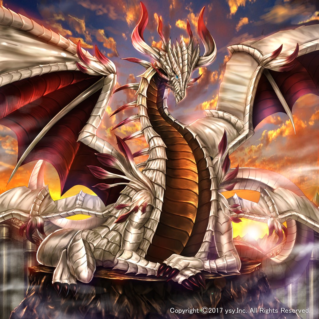 株式会社ysy様「Revolve-リボルヴ-」第2弾パック「Attack of Dragons」がリリースされましたので続いてお知らせ。先の作品の他、「終末の黒竜」「漆黒の門番 ケルベロス」「原始の白竜」「長靴を履いた猫」等担当致しました。何卒よろしくお願い致します! #リボルヴ 